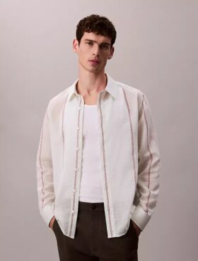Lässiges Hemd aus Baumwolle und Nylon