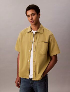 Lässiges Utility Shirt mit Knopfleiste