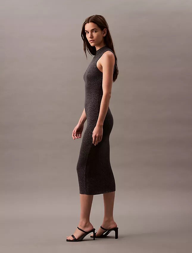 Lurex-Midi-Kleid Lurex-Midi-Kleid