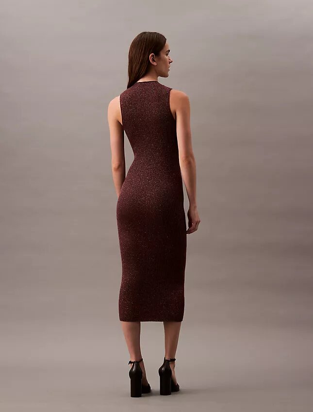 Lurex-Midi-Kleid Lurex-Midi-Kleid