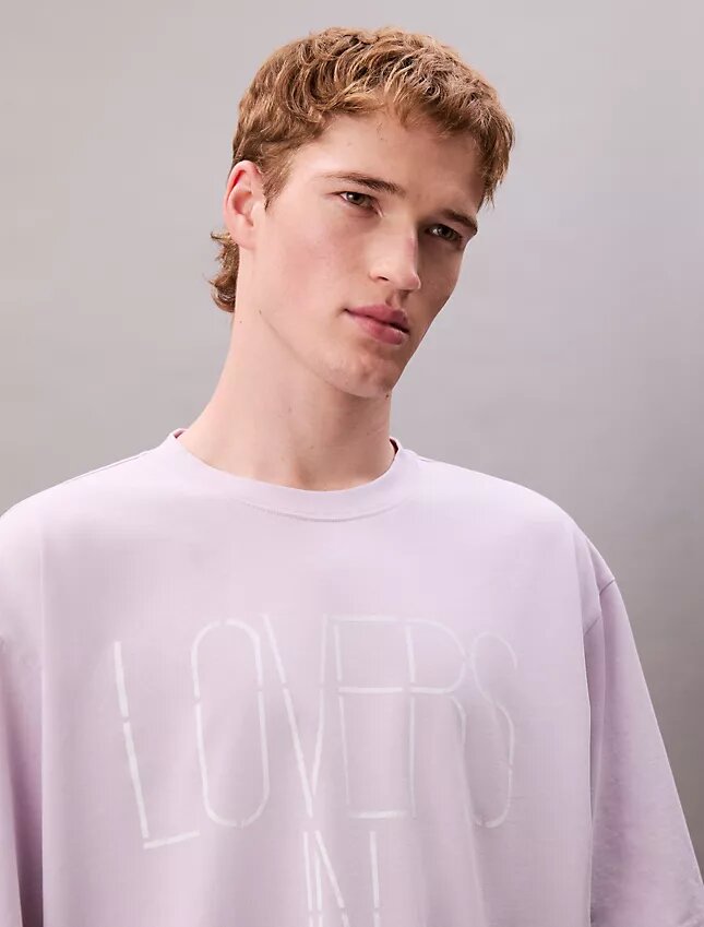Marc Hundley Pride Lovers in Relaxed T-Shirt Marc Hundley Pride Lovers in Relaxed T-Shirt