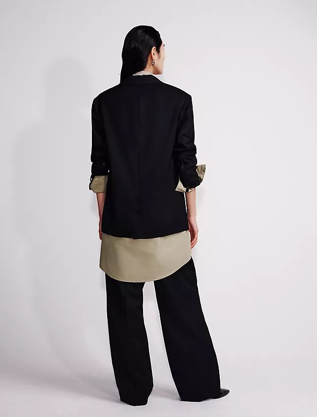 Maßgeschneiderte Hose aus Wollmischung Maßgeschneiderte Hose aus Wollmischung