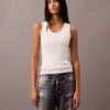 Maßgeschneiderte Hose mit Denim-Print Maßgeschneiderte Hose mit Denim-Print