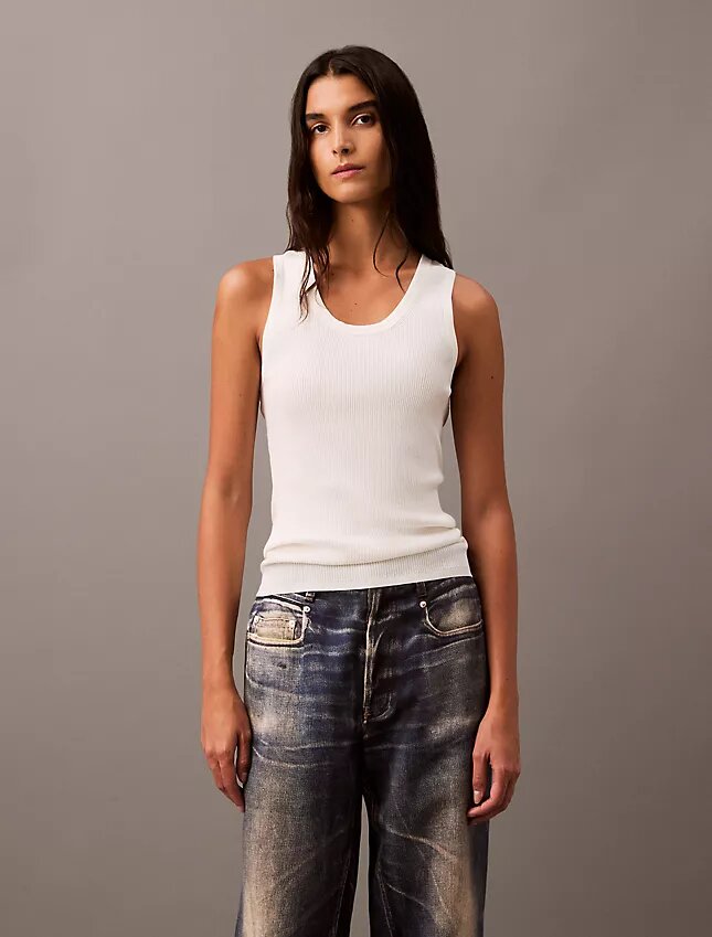 Maßgeschneiderte Hose mit Denim-Print Maßgeschneiderte Hose mit Denim-Print