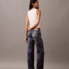 Maßgeschneiderte Hose mit Denim-Print Maßgeschneiderte Hose mit Denim-Print
