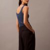 Maßgeschneiderte Hose mit hoher Taille