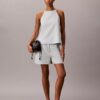 Maßgeschneiderte Shorts aus Leinenmischung