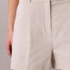 Maßgeschneiderte Shorts aus Leinenmischung