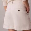 Maßgeschneiderte Shorts aus Leinenmischung