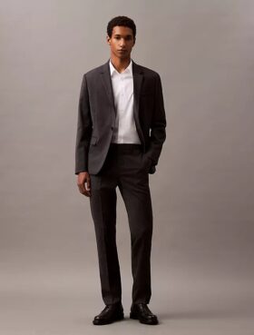 Maßgeschneiderte Slim-Fit-Hose aus Wollmischung Maßgeschneiderte Slim-Fit-Hose aus Wollmischung