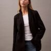 Maßgeschneiderter Blazer aus Rayon