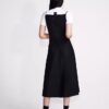 Maßgeschneidertes Kleid aus Wollmischung