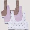 Mädchen-Bralette aus Cotton Stretch, 3er-Pack, Unlined Mädchen-Bralette aus Cotton Stretch, 3er-Pack, Unlined