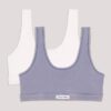Mädchen-Bralette im 2er-Pack, verwaschen Mädchen-Bralette im 2er-Pack, verwaschen