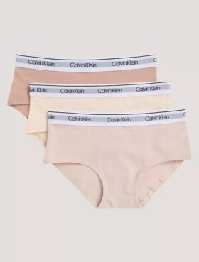 Mädchen-Hipster aus Cotton Stretch im 3er-Pack