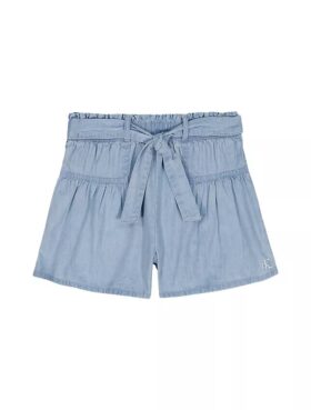 Mädchen-Shorts mit Bindegürtel