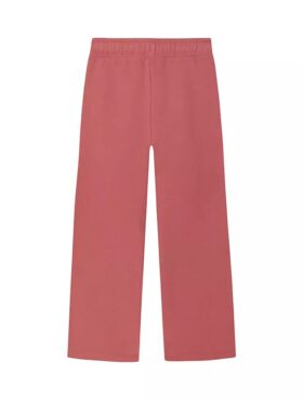 Mädchen-Sweathose aus Frottee mit weitem Bein Mädchen-Sweathose aus Frottee mit weitem Bein