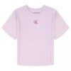 Mädchen-T-Shirt mit Biesen und Monogram