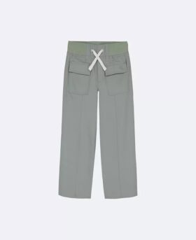 Mädchen-Twill-Hose mit weitem Bein Mädchen-Twill-Hose mit weitem Bein