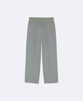 Mädchen-Twill-Hose mit weitem Bein Mädchen-Twill-Hose mit weitem Bein