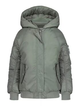 Mädchenjacke mit Raglanärmeln und Wattierung Mädchenjacke mit Raglanärmeln und Wattierung