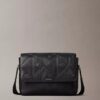 Messenger-Tasche mit durchgehendem geprägten Emblem Messenger-Tasche mit durchgehendem geprägten Emblem