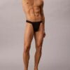 Microfiber-Spitzen-Thong