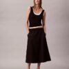 Midi-Hosenrock aus Nylon Midi-Hosenrock aus Nylon