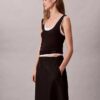Midi-Hosenrock aus Nylon Midi-Hosenrock aus Nylon