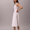 Midi-Kleid aus Baumwollpopeline