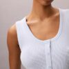 Midi-Kleid aus glatter Baumwolle