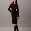 Midi-Kleid aus Krepp Midi-Kleid aus Krepp