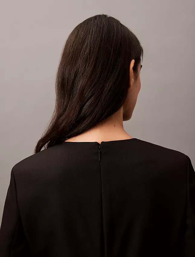 Midi-Kleid aus Krepp Midi-Kleid aus Krepp