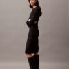 Midi-Kleid aus Krepp Midi-Kleid aus Krepp