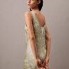 Midi-Kleid mit Crushed-Satin-Print Midi-Kleid mit Crushed-Satin-Print