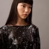 Midi-Kleid mit Pailletten Midi-Kleid mit Pailletten