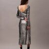 Midi-Kleid mit Pailletten Midi-Kleid mit Pailletten