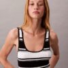 Midi-Tank-Kleid aus geripptem Baumwollstoff