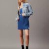 Mini-Kleid aus Denim mit Cut-outs Mini-Kleid aus Denim mit Cut-outs