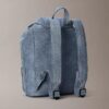 Mini-Rucksack mit Denim-Logo und Klappe Mini-Rucksack mit Denim-Logo und Klappe
