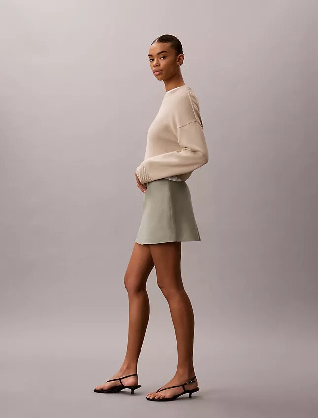 Mini-Skort aus Leinenmischung Mini-Skort aus Leinenmischung
