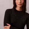 Mini-Strickkleid aus Lurex-Merinowollmischung