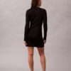 Mini-Strickkleid aus Lurex-Merinowollmischung