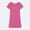 Mini-T-Shirt-Kleid für Mädchen mit Monogram Mini-T-Shirt-Kleid für Mädchen mit Monogram