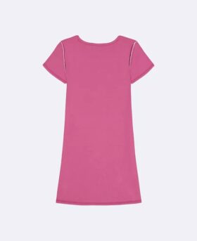 Mini-T-Shirt-Kleid für Mädchen mit Monogram