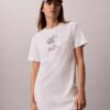 Mini-T-Shirt-Kleid mit Blumenprint