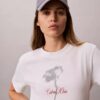 Mini-T-Shirt-Kleid mit Blumenprint