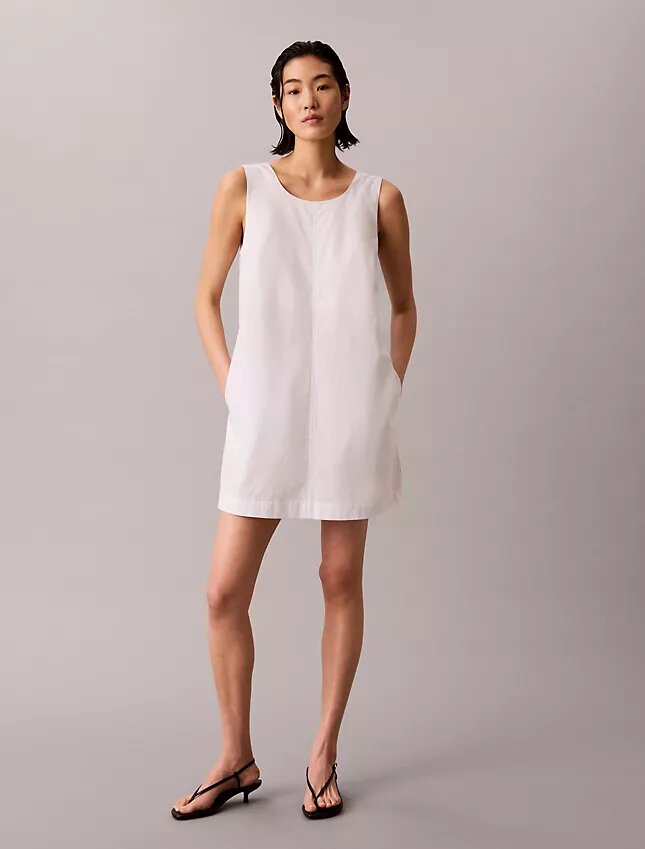 Minikleid aus Baumwollpopeline Minikleid aus Baumwollpopeline