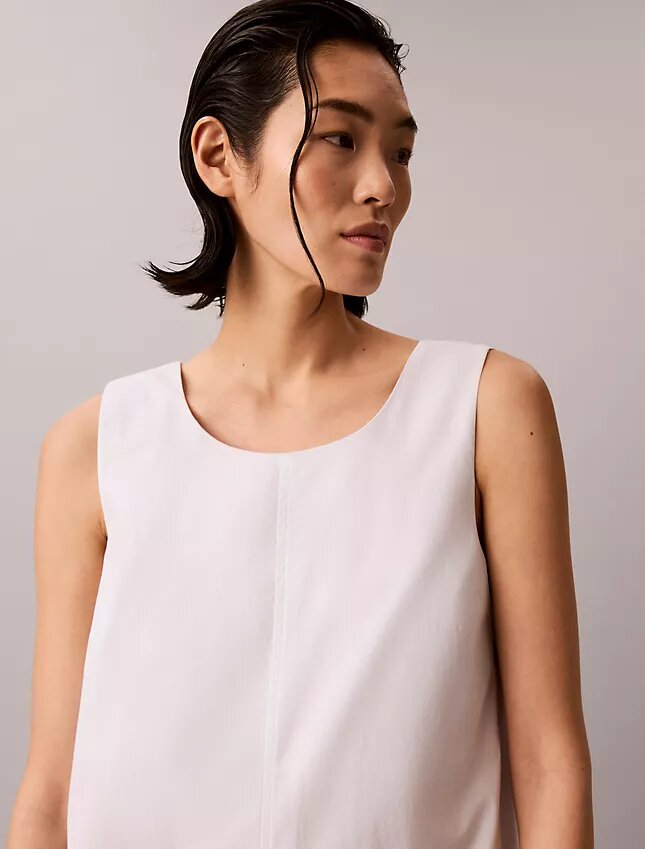 Minikleid aus Baumwollpopeline Minikleid aus Baumwollpopeline