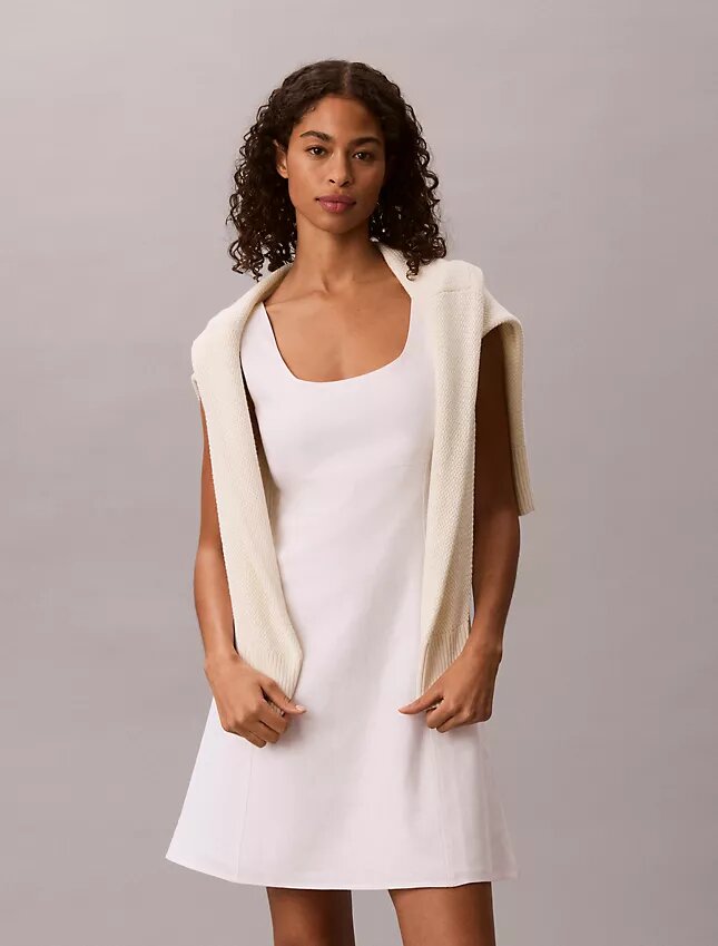 Minikleid aus Leinenmischung Minikleid aus Leinenmischung